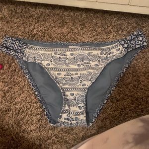 blue bathing suit bottoms